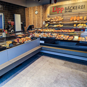 Die Innennasicht der Bäckerei Lipp in Marktoberdorf.