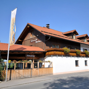 Die Außenansicht der Kirnach Stuben in Ruderatshofen.